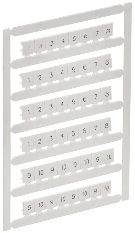Маркер для CTS 6кв.мм/CP 10кв.мм "1-10" ARMAFIX IEK AF-CT10D-M-006-01