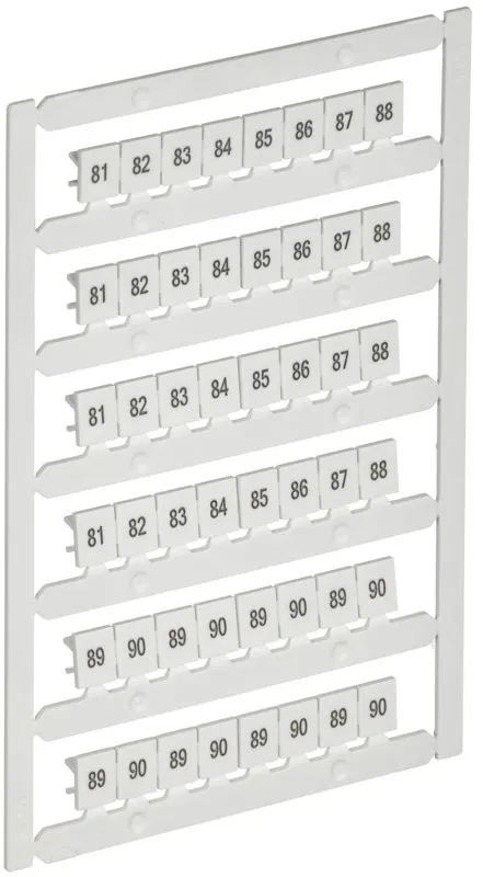 Маркер для CTS 6кв.мм/CP 10кв.мм "81-90" ARMAFIX IEK AF-CT10D-M-006-09