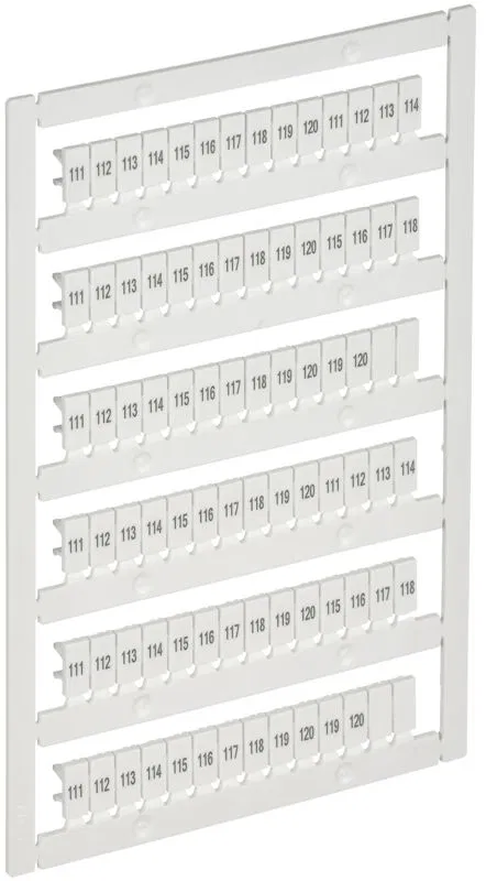 Маркер для CTS/CP 2.5кв.мм "111-120" ARMAFIX IEK AF-CT10D-M-D25-12