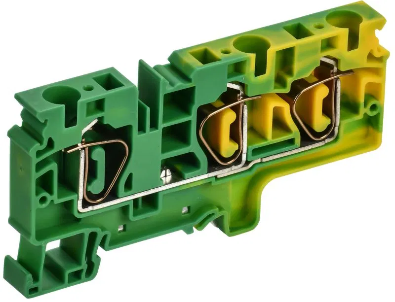 Клемма пружинная заземляющая CX10-3 PE 10кв.мм 3-конт. ARMAFIX IEK AF-CT41-00-3-K52-010