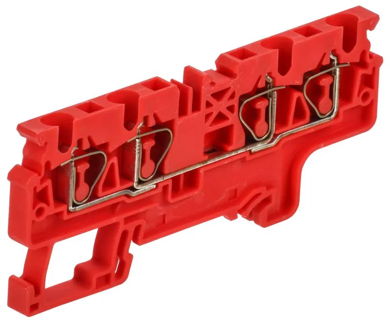 Клемма пружинная CX4-4 четырехконтактная красн. ARMAFIX IEK AF-CT42-00-4-K04-004