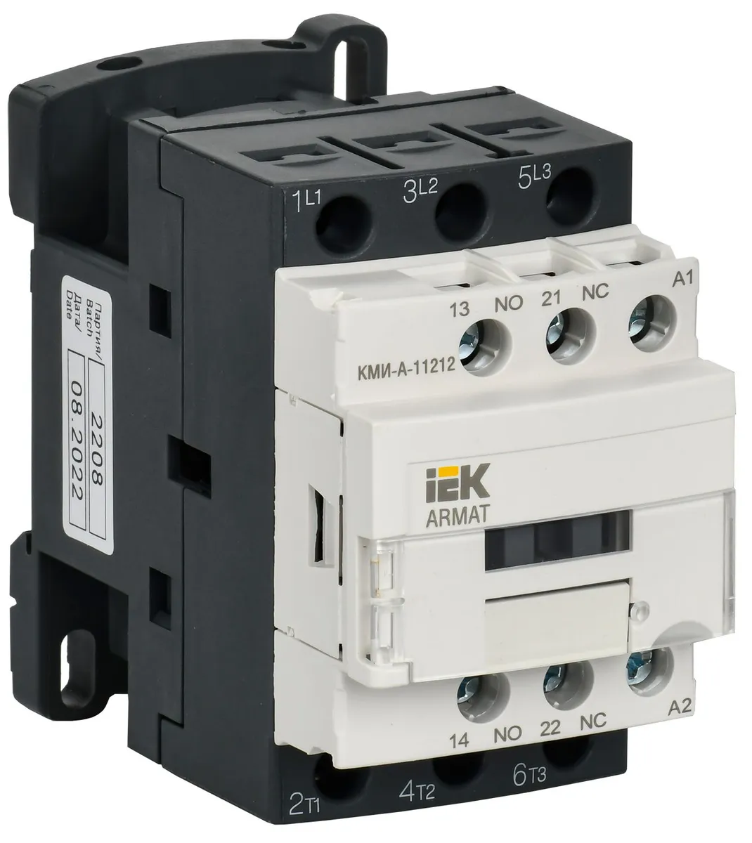 ARMAT Контактор КМИ-А-11212 LC1D 12А 230В/АС3 1NO/1NC AR-ACC-11-012-230-11 IEK