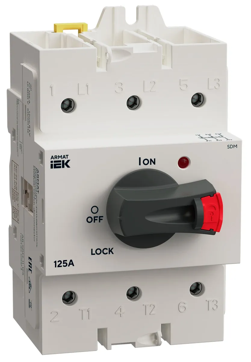ARMAT Выключатель-разъединитель SDM 3P 125А AR-SDM-11-125 IEK