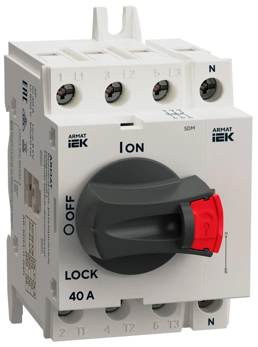 ARMAT Полюс нейтральный для SDM 40А IEK