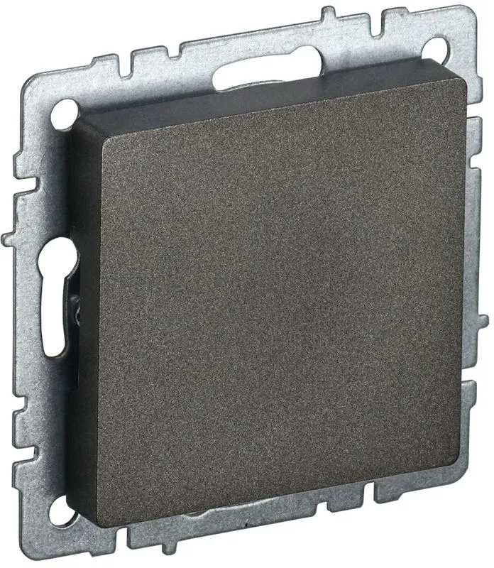 Заглушка c суппортом BRITE МЗ10-БрТБ механизм бронза IEK BR-PL10-K45