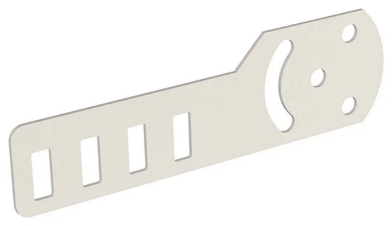 Пластина шарнирная H=50мм RAL 9016 IEK CLM51D-PSH-050-9016