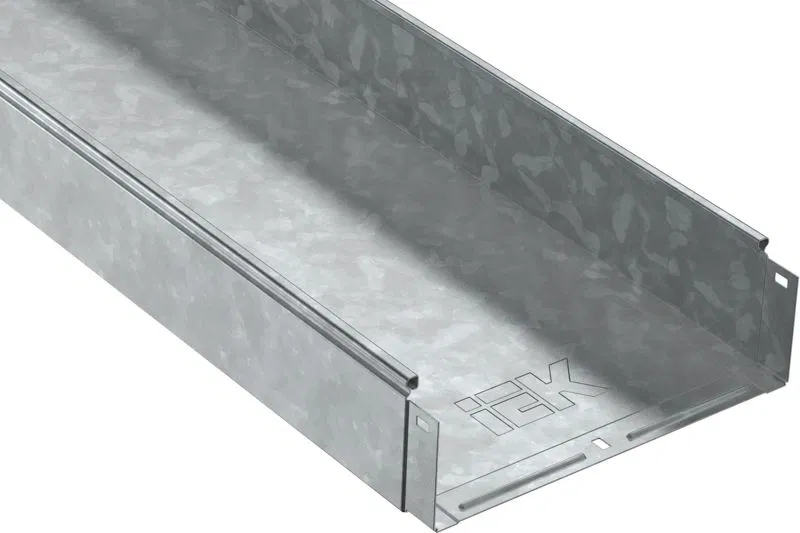 Лоток листовой неперфорир. 400х100 L3000 сталь HDZ IEK CLN10-100-400-3-M-HDZ