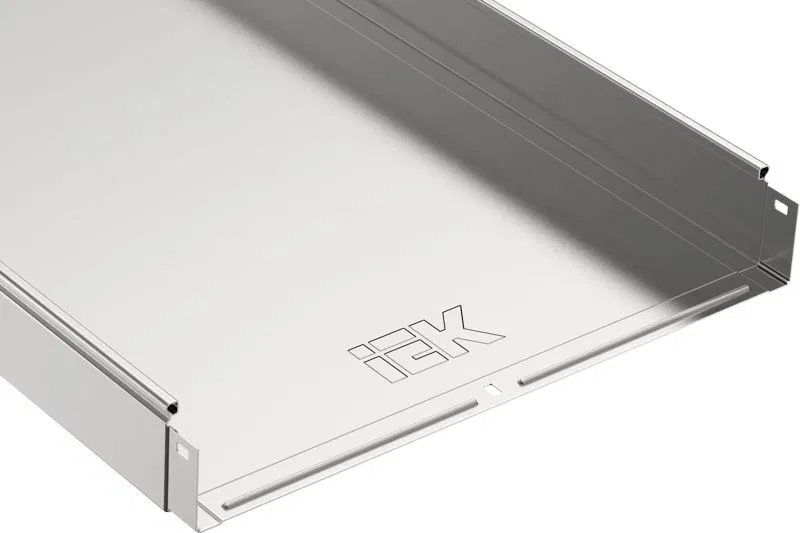 Лоток листовой неперфорир. 400х80 L3000 сталь 1мм крашен. IEK CLNK10-080-400-3