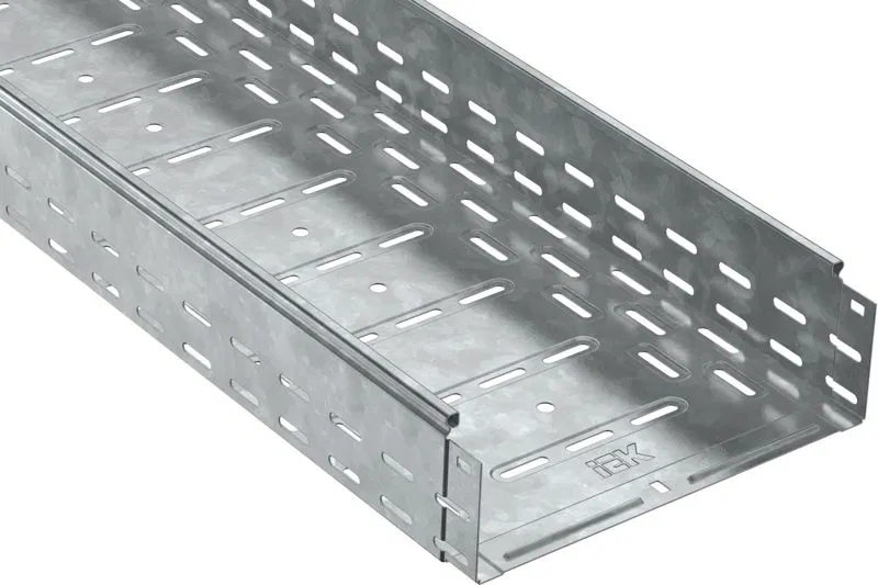 Лоток листовой перфорир. 200х100 L3000 сталь HDZ IEK CLP10-100-200-3-M-HDZ