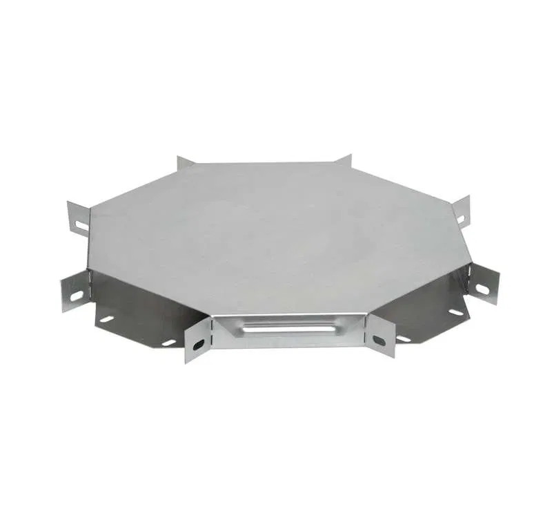 Ответвитель для лотка 80х500мм Х-образ. IEK CLP1X-080-500