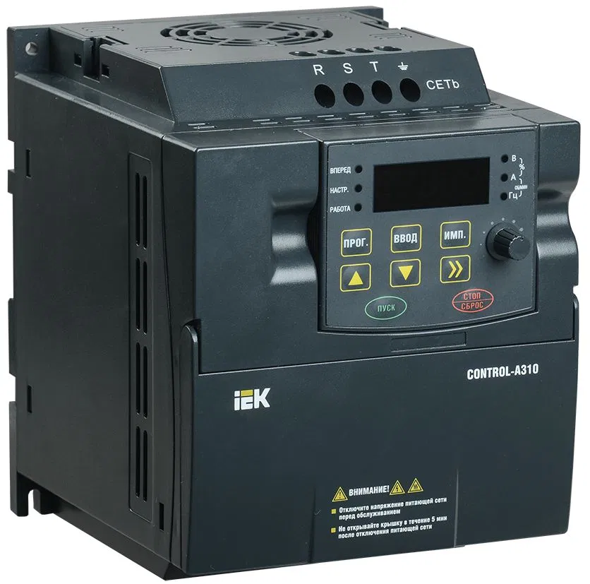Преобразователь частоты CONTROL-A310 380В 3Ф 3,7кВт 8,8A IEK CNT-A310D33V037TEZ