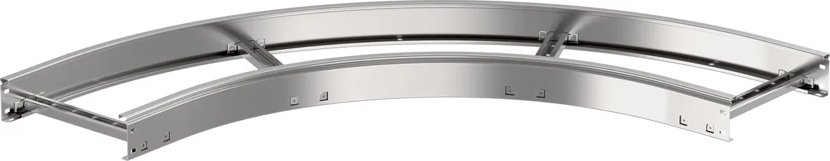 Поворот лестничный LESTA 90град 100х300мм R600 IEK CPG05-4-90-100-300