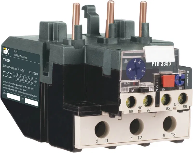 Реле РТИ-3361 электротепловое 55-70А IEK DRT30-0055-0070