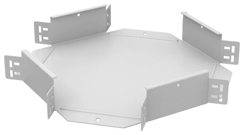 Ответвитель для лотка 80х150 2мм RAL 9016 ESCA 7 IEK ES7-KR-080-150-20-RGA