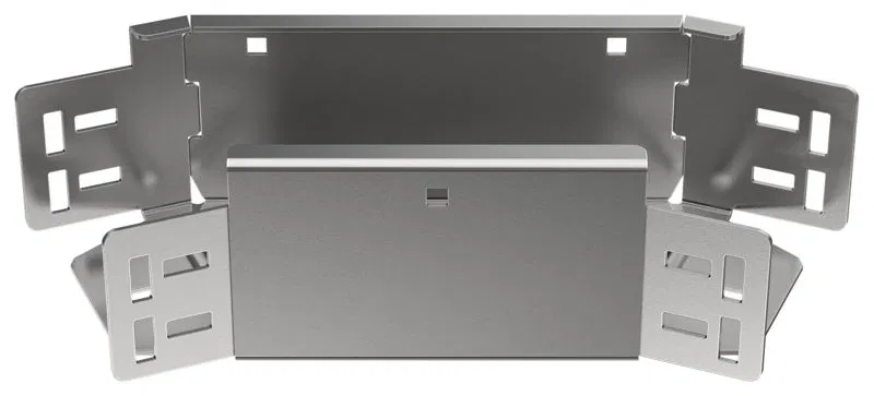 Угол для лотка 45град. 80х100 2мм ESCA 7 IEK ES7-PG-45-080-100-20