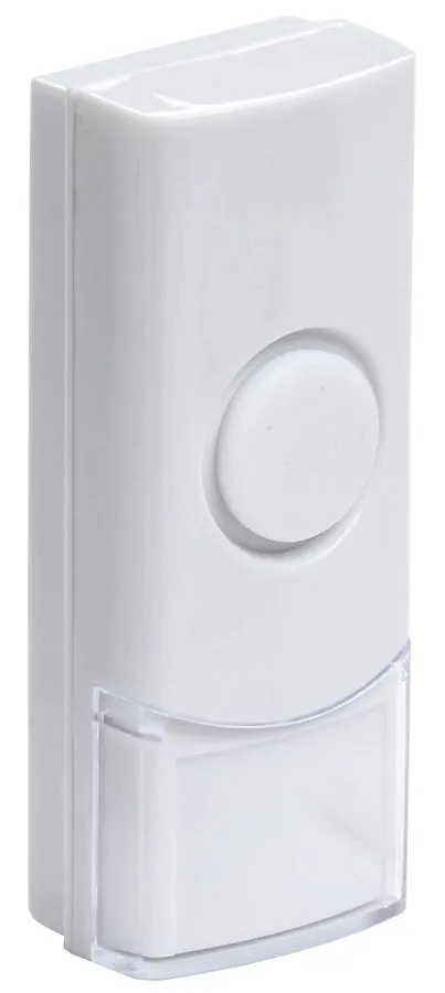 Кнопка для звонка беспроводного КЗБ2 IP44 белая IEK EZD21D-KZ-02-K01
