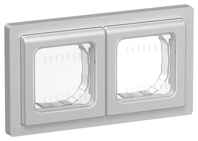 Рамка 2-м СП FLITE Рпро-2-55-ФлА IP55 алюм. IEK FI-M20-32-55-K47