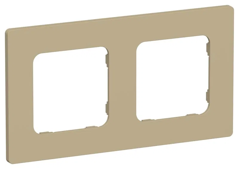 Рамка 2-м СП FLITE РУ-2-К-ФлХ хаки IEK FI-M22-32-20-K59