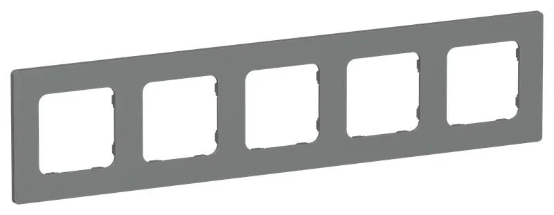 Рамка 5-м СП FLITE РУ-5-К-ФлМА мокрый асфальт IEK FI-M52-32-20-K80