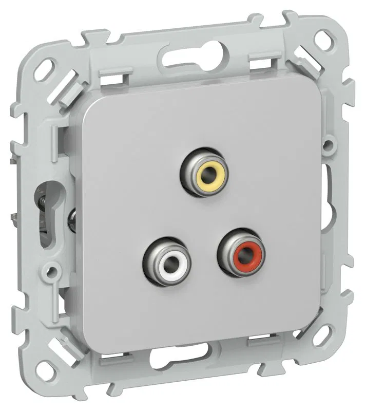 Розетка RCA СП FLITE РАрса-ФлА механизм алюм. IEK FI-R10-K47