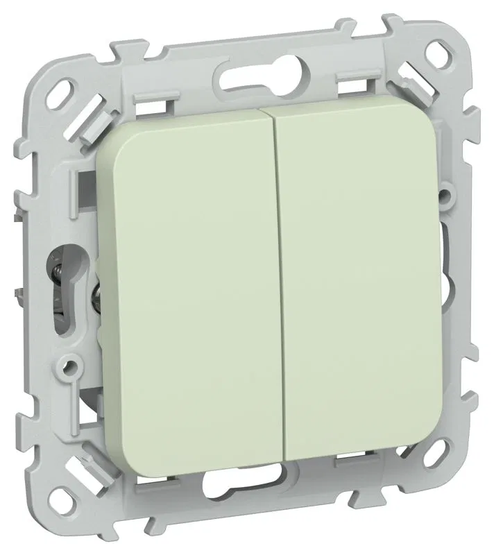 Выключатель 2-кл. СП FLITE ВС12-1-0-ФлП 10А механизм панг IEK FI-V20-0-10-1-K92