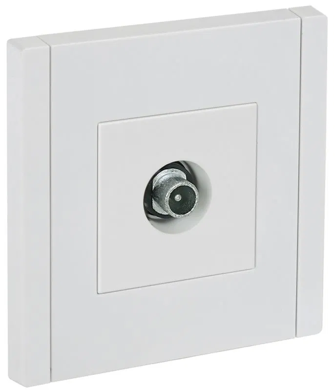 Розетка TV проходная FORTE&PIANO FP229 бел. IEK FP-A10-P-K01