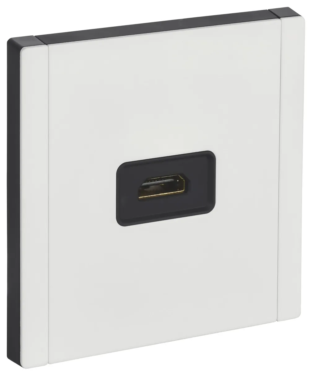 FORTE&PIANO Розетка HDMI FP240M металл белый FP-H10-M-K01 IEK