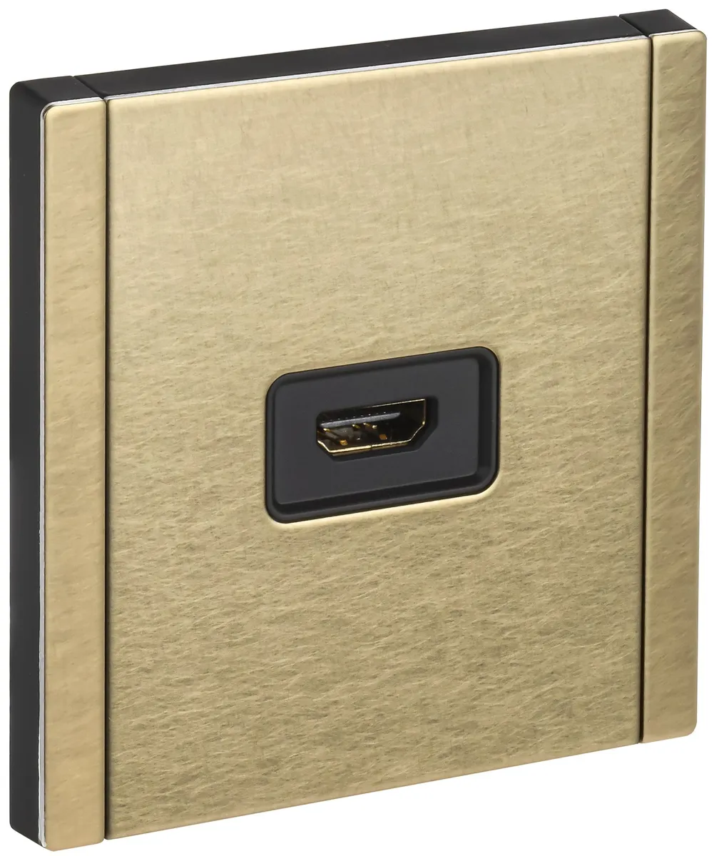 Розетка HDMI СП FORTE&PIANO FP640M IP20 шампань IEK FP-H10-M-K37