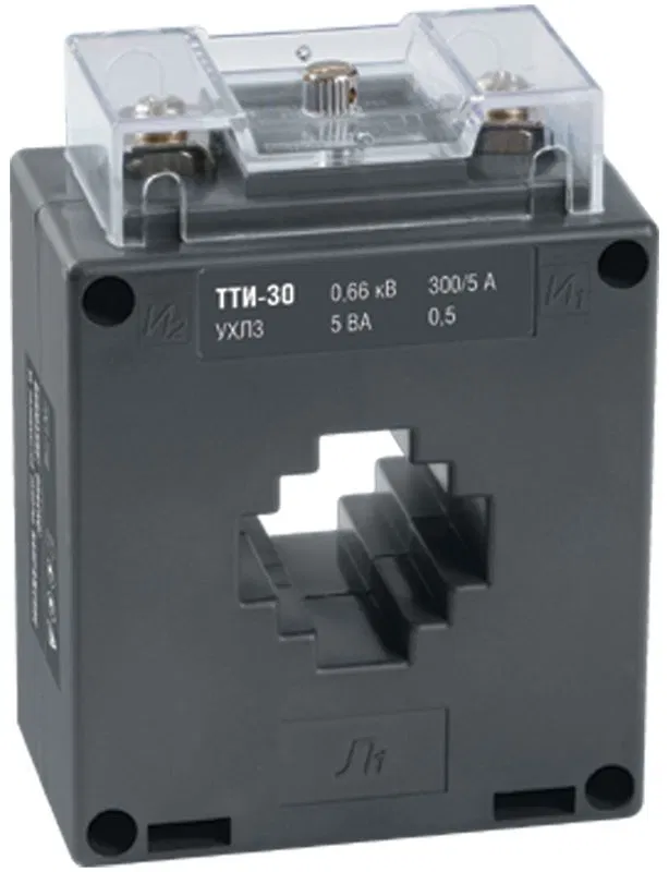 Трансформатор тока ТТИ-30 300/5А 5ВА 0,5S IEK ITT20-3-05-0300
