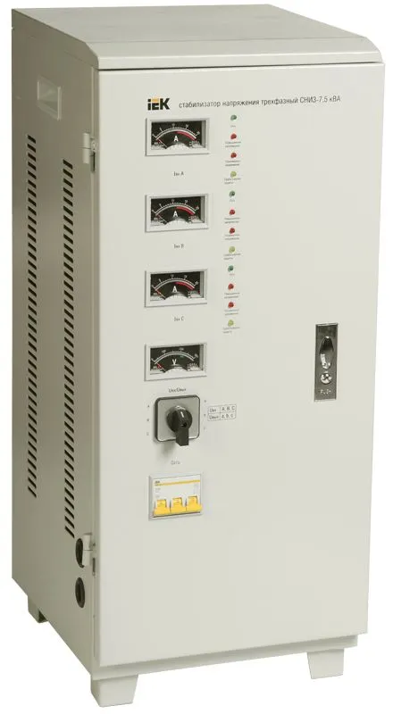 Стабилизатор напряжения трехфазный СНИ3-7,5 кВА IEK IVS10-3-07500