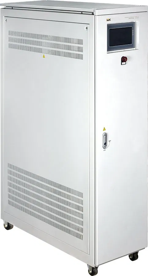 Стабилизатор напряжения трёхфазный напольный 100кВА INDUSTRIAL IEK IVS10-3-100-12