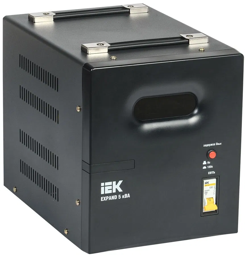 Стабилизатор напряжения переносной EXPAND 5кВА IEK IVS21-1-005-11