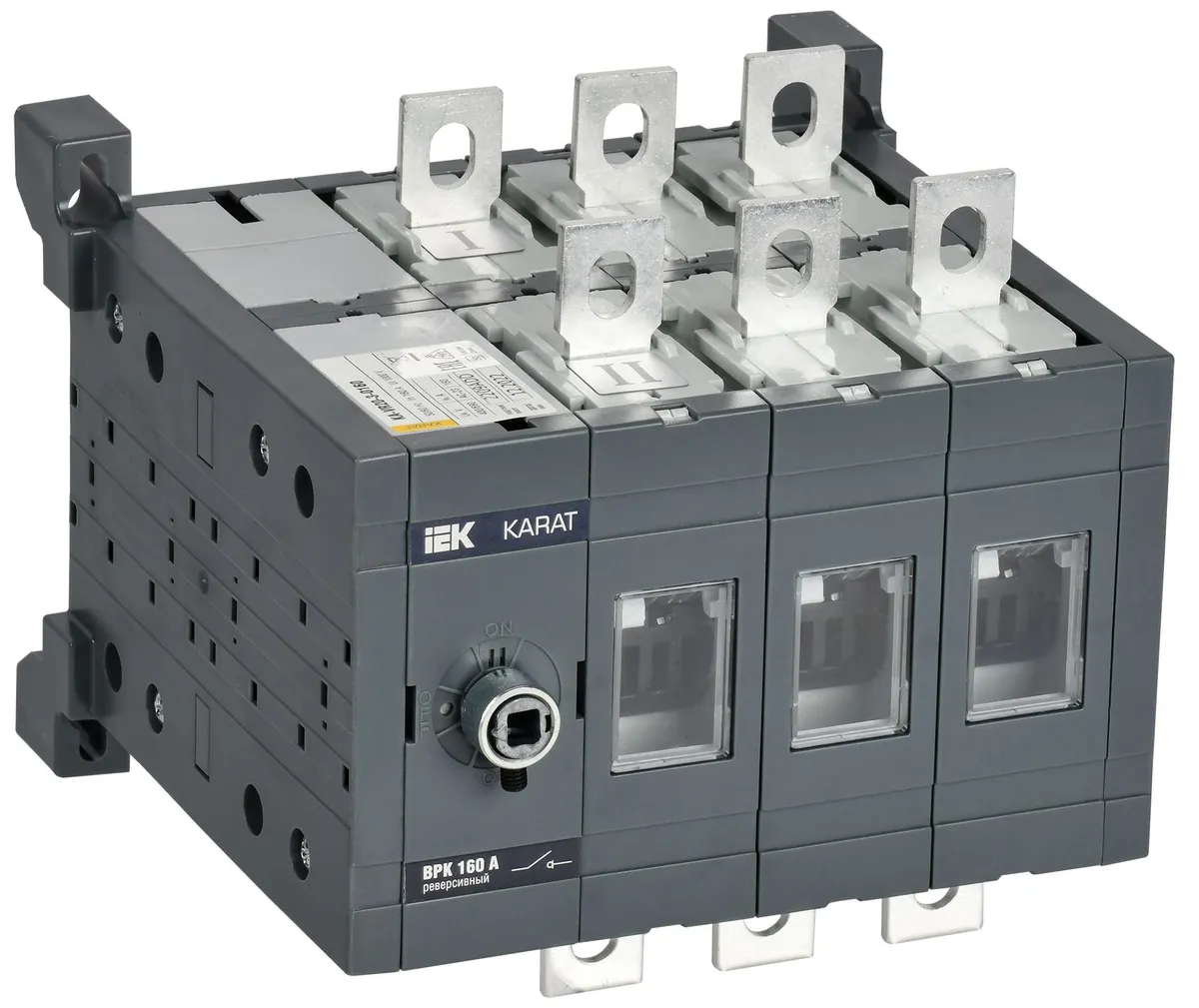 KARAT Выкл-разъед. ВРК реверс. без рукоятки 3P 160А IEK KA-VR20-3-0160 IEK