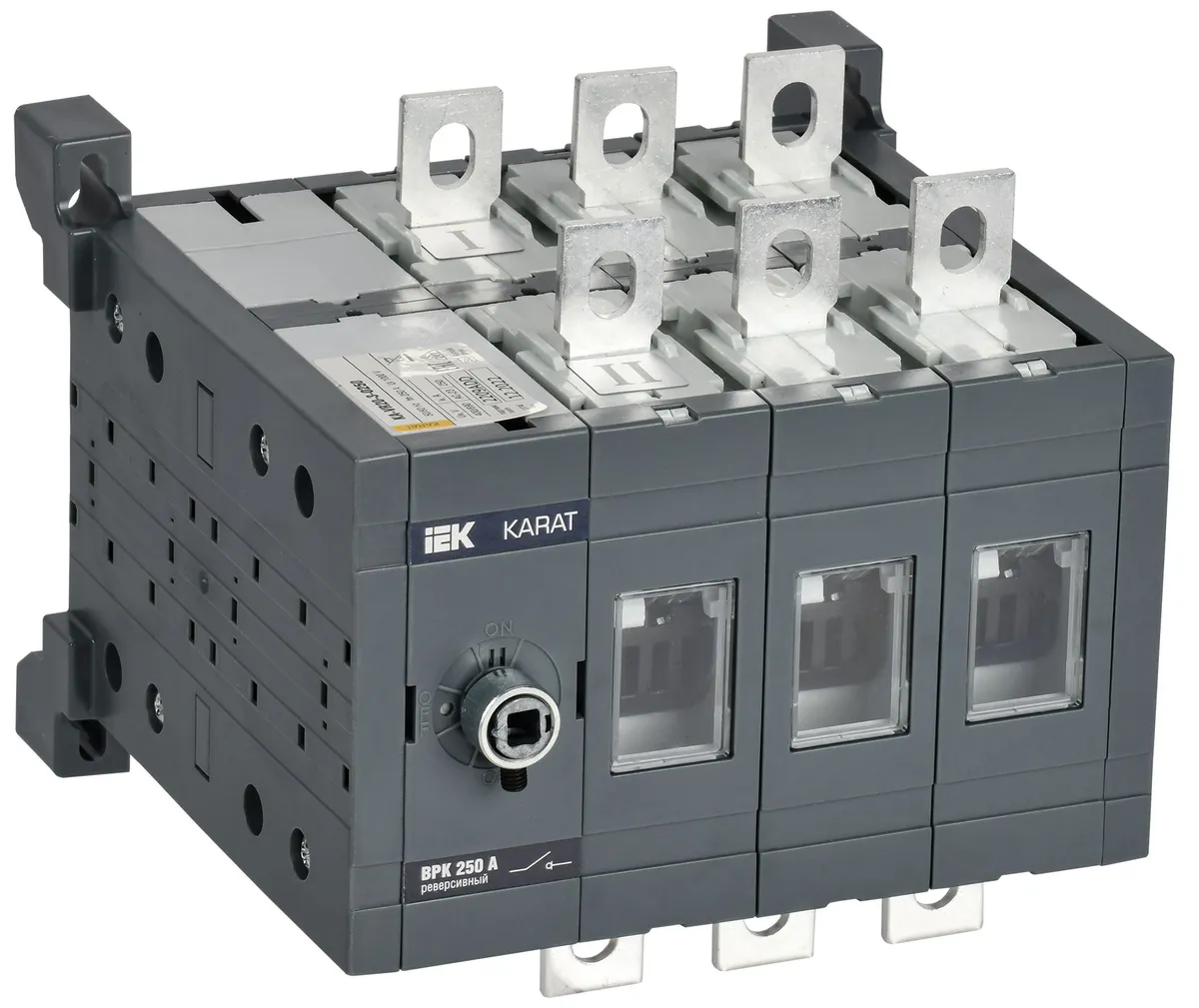 KARAT Выкл-разъед. ВРК реверс. без рукоятки 3P 250А IEK KA-VR20-3-0250 IEK