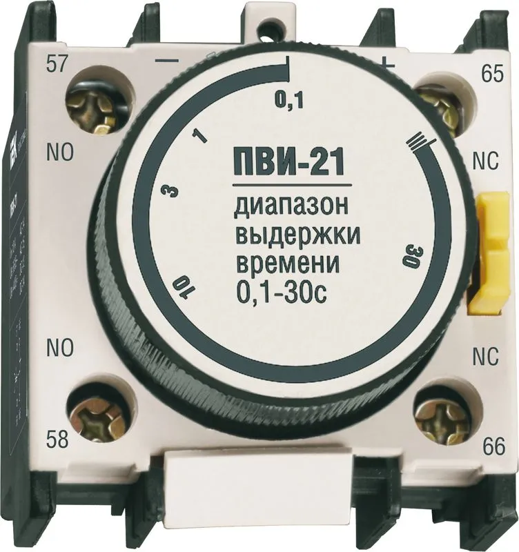 Приставка ПВИ-21 задержка на выключение 0,1-30сек 1NO+1NC IEK
