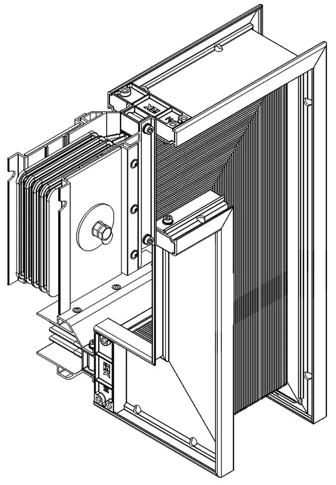 LINEBAR Секция Z-образная вниз вправо 1250А Al 3L+N+1/2PE некрашеная IP55 транспортировочная IEK LB-1250A5-25-F-ZDR