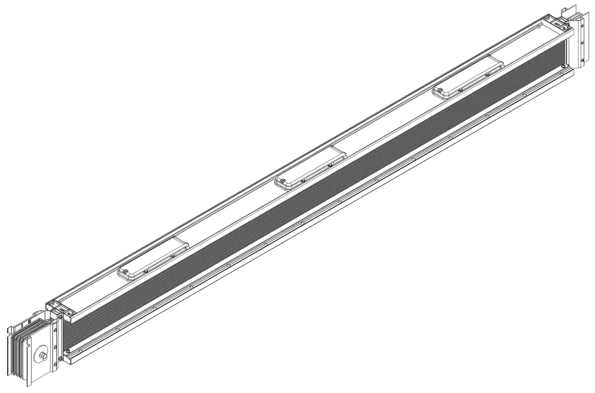 LINEBAR Секция прямая распределительная 1600А Al 3L+N+1/2PE некрашеная IP55 3+0 IEK LB-1600A5-25-D-S30