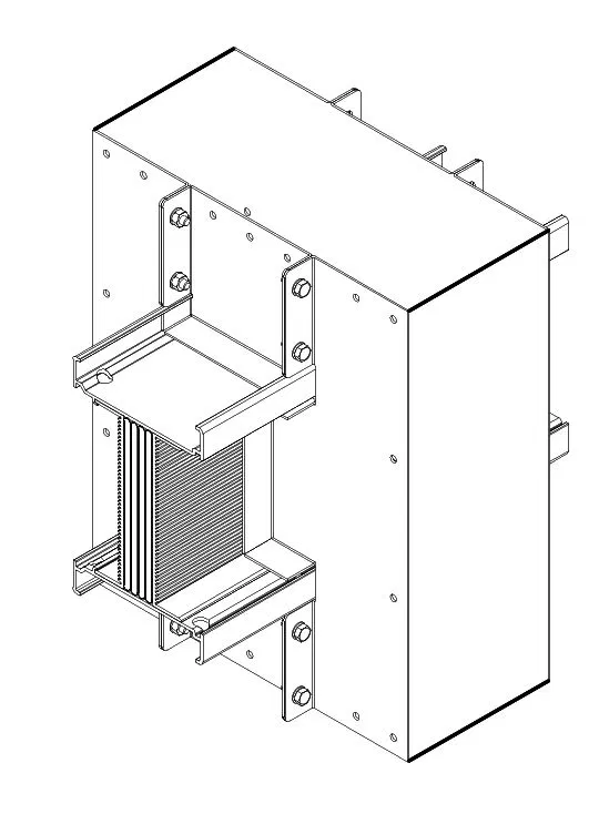 LINEBAR Комплект для огнестойкой проходки 3200А Al IEK LB-3200A4-35-F-B
