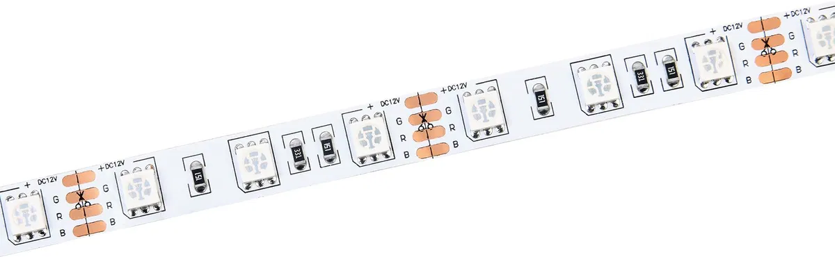Лента светодиодная 5м LSR-5050RGB60-14,4-IP20-12В IEK LSR2-3-060-20-3-05