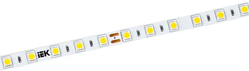 Лента светодиодная LSR-5050NW60-14.4-IP20-24В (уп.5м) IEK LSR7-0-060-20-1-05-1
