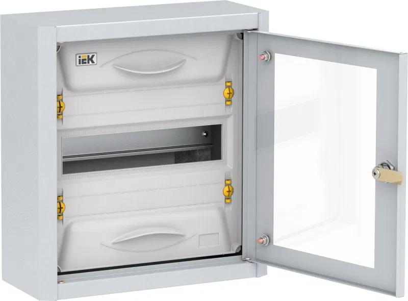 Корпус ЩРн-12 TITAN 5 УХЛ3 IP31 прозр. дверь метал. IEK MKM16-N-012-31-Z-U