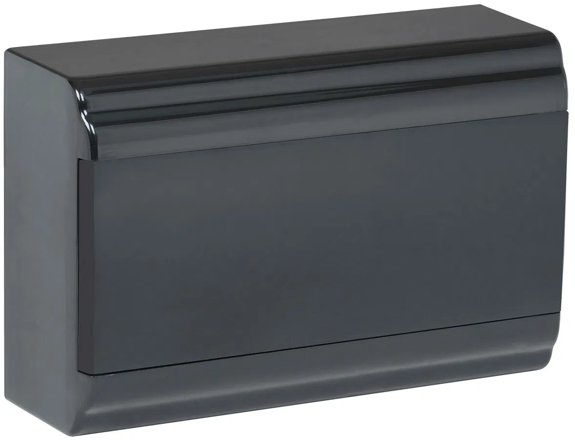 PRIME Корпус пластиковый ЩРН-П-12 модулей навесной черный IP41 IEK MKP13-N-01-12-41-K02