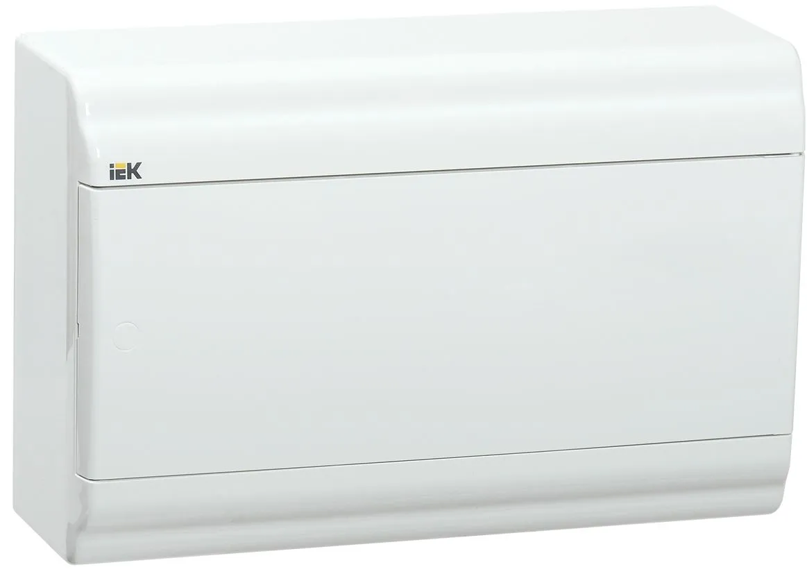 PRIME Корпус пластиковый ЩРН-П-12 белый/белая дверь IP41 IEK MKP82-N-12-WD-41-10 IEK