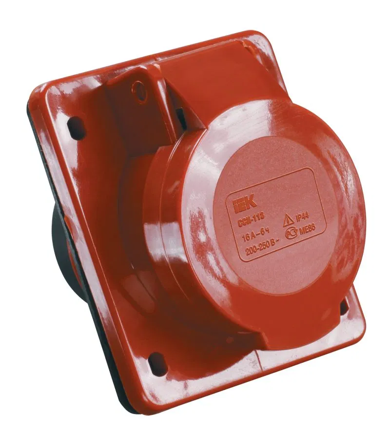 Розетка встраиваемая ССИ-414 3Р+Е 16А 380-415В IP44 IEK PSR42-016-4