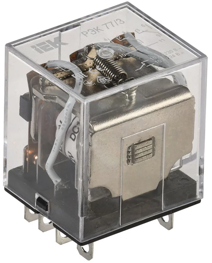 Реле РЭК77/3 10А 12В DC IEK RRP10-3-10-012D