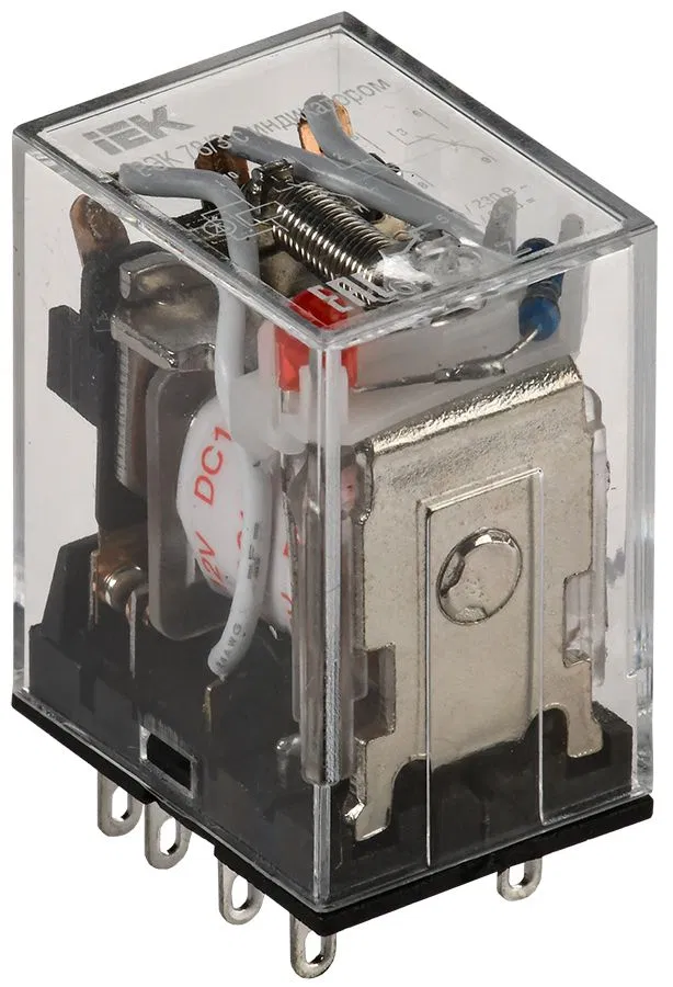 Реле РЭК78/3 с индикацией 5А 12В DC IEK RRP20-3-05-012D-LED