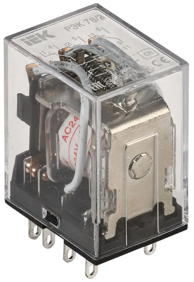 Реле РЭК78/3 5А 24В AC IEK RRP20-3-05-024A
