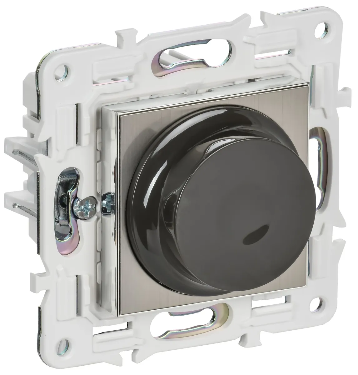 SKANDY Светорегулятор поворотный 600Вт SK-D01N металл никель IEK SK-D41-0600-K50