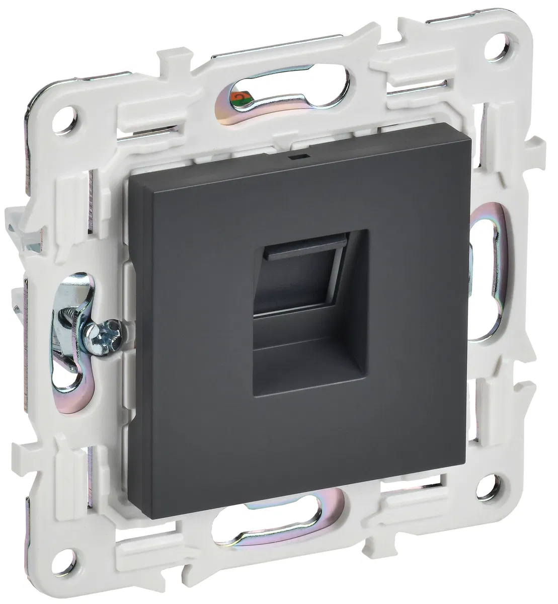 SKANDY Розетка компьютерная RJ45 кат.5E SK-K01T титан IEK SK-K10-1-K48