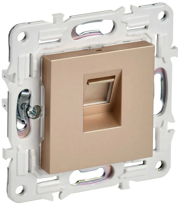 Розетка компьютерная RJ45 кат.6 SKANDY SK-K02Sa песочн. IEK SK-K10-2-K98
